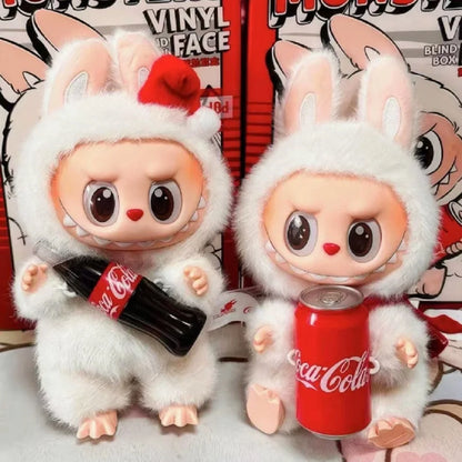 Monster Coca Cola Series Vinyl Doll – Labubu Action Figure Keychain Toy, New Year Surprise Gift for Kids