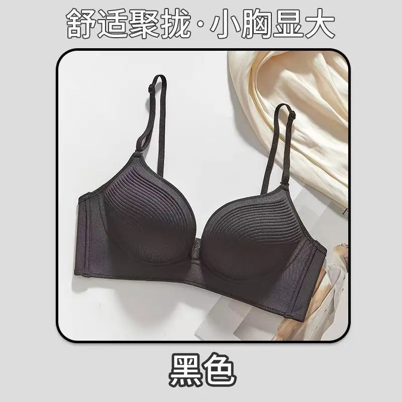Women’s Ultra-Thick 10cm Push-Up Seamless Bra - Comfortable Lift Bralette with Adjustable Straps, Non-Slip Fit & Wire-Free Support