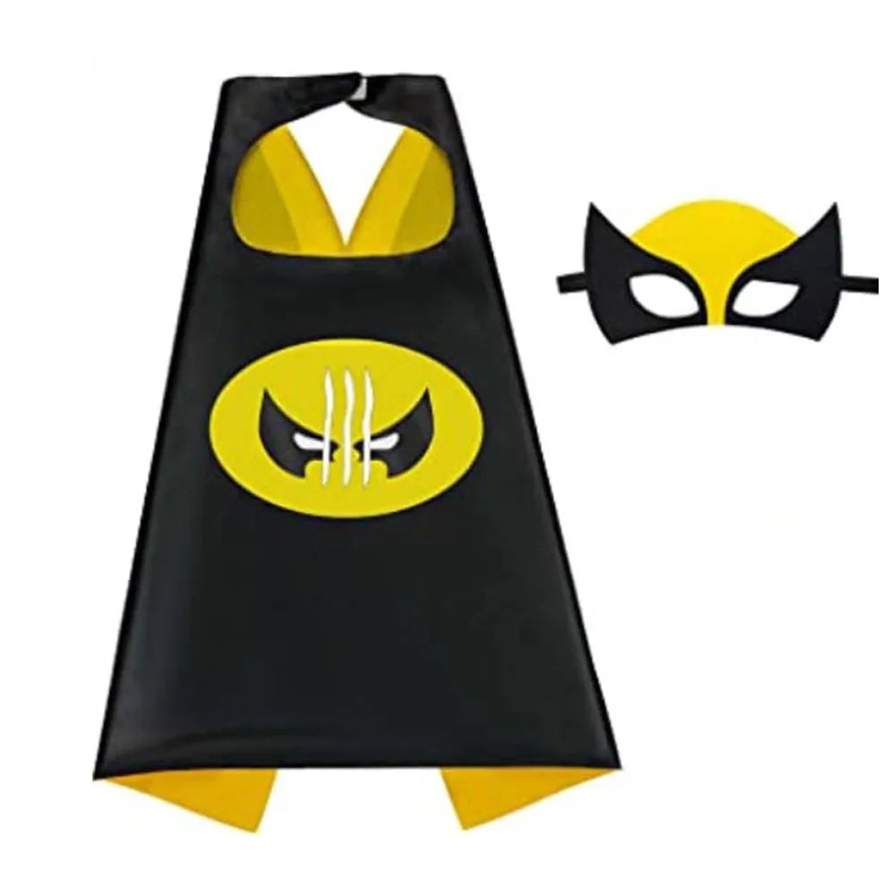 Superhero Capes for Boys & Girls – Cartoon Dress-Up Costume Cloak for Birthday, Halloween & Easter Party