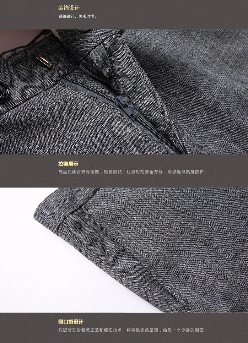 Traje de Hombre Elegante – 3-Piece Slim Fit Suit (Blazer + Vest + Pants) | Men’s Business & Wedding Suit 6XL