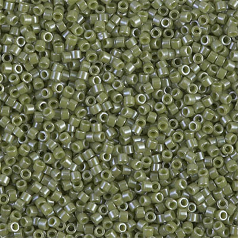 Miyuki Delica 11/0 Seed Beads - Glazed Luster Glass Beads for DIY Jewelry Making