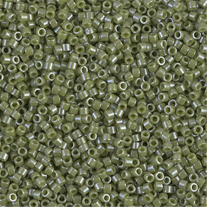 Miyuki Delica 11/0 Seed Beads - Glazed Luster Glass Beads for DIY Jewelry Making