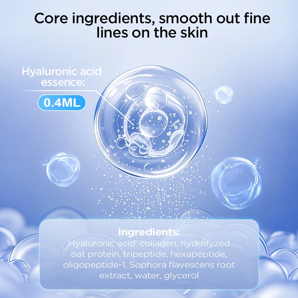Microneedle Eye Patches - Hyaluronic Acid Eye Mask for Anti-Wrinkle, Dark Circle & Moisturizing Skin Care