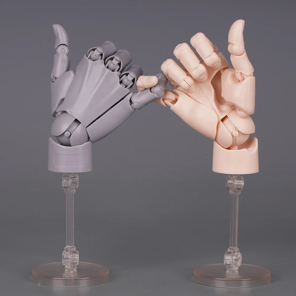 1/2 Palm Mini Articulated Action Figure – Movable Joint Anime Character Model for Artist Reference