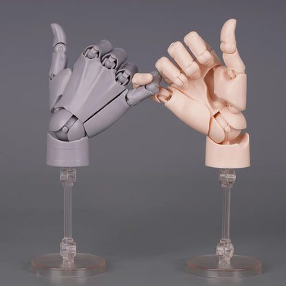 1/2 Palm Mini Articulated Action Figure – Movable Joint Anime Character Model for Artist Reference