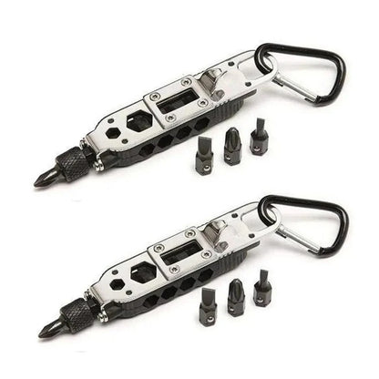 Multifunctional Mini Screwdriver - Portable EDC Keychain Steel Repair Tool