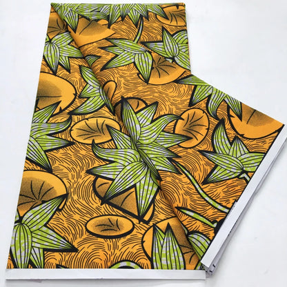 African Wax Print Fabric - Nigerian Ankara Batik Dutch Fabric for Women’s Dresses & Sewing Materials