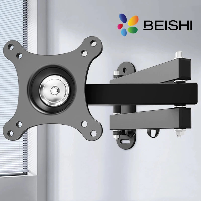 Universal Adjustable TV Wall Mount Bracket – Rotatable Holder for 14-32" LCD & LED Flat Panel Monitors