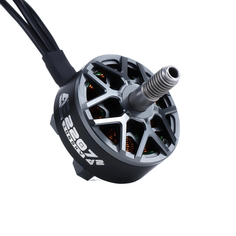 AxisFlying AE2207 V2 1860KV/1960KV Brushless Motor — 4~6S Lipo, 5mm Shaft for 5-Inch Propeller Drones