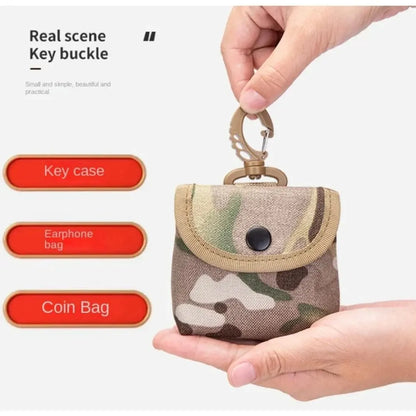Waterproof Tactical EDC Pouch – Camouflage Waist Bag, Coin Purse, Travel Wallet for Camping & Outdoor Use