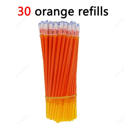 Kawaii Erasable Gel Pens 25-Piece Set - Cute School and Office Writing Pens for Notebooks and Stationery
