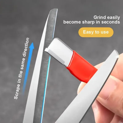 Precision Edge Professional Kitchen Knife Sharpener – Tungsten & Diamond Ceramic Stone for All Blades & Garden Scissors