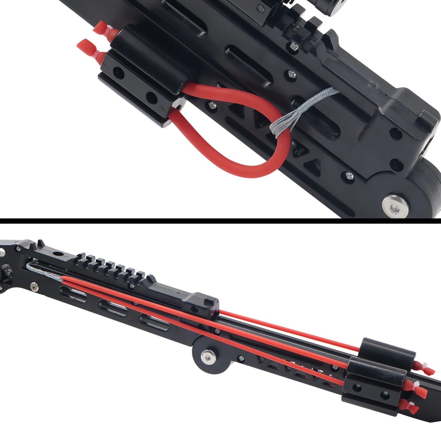 Folding Slingshot Rubber Band Clip - DIY Replacement Parts & Fixed Band Accessories for Slingshot Repair and Upgrade