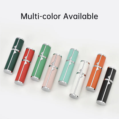 Louischanzl Premium PU Leather Perfume Sprayer – 5ml Travel Atomizer Bottle for Tight-Sealing Fragrance