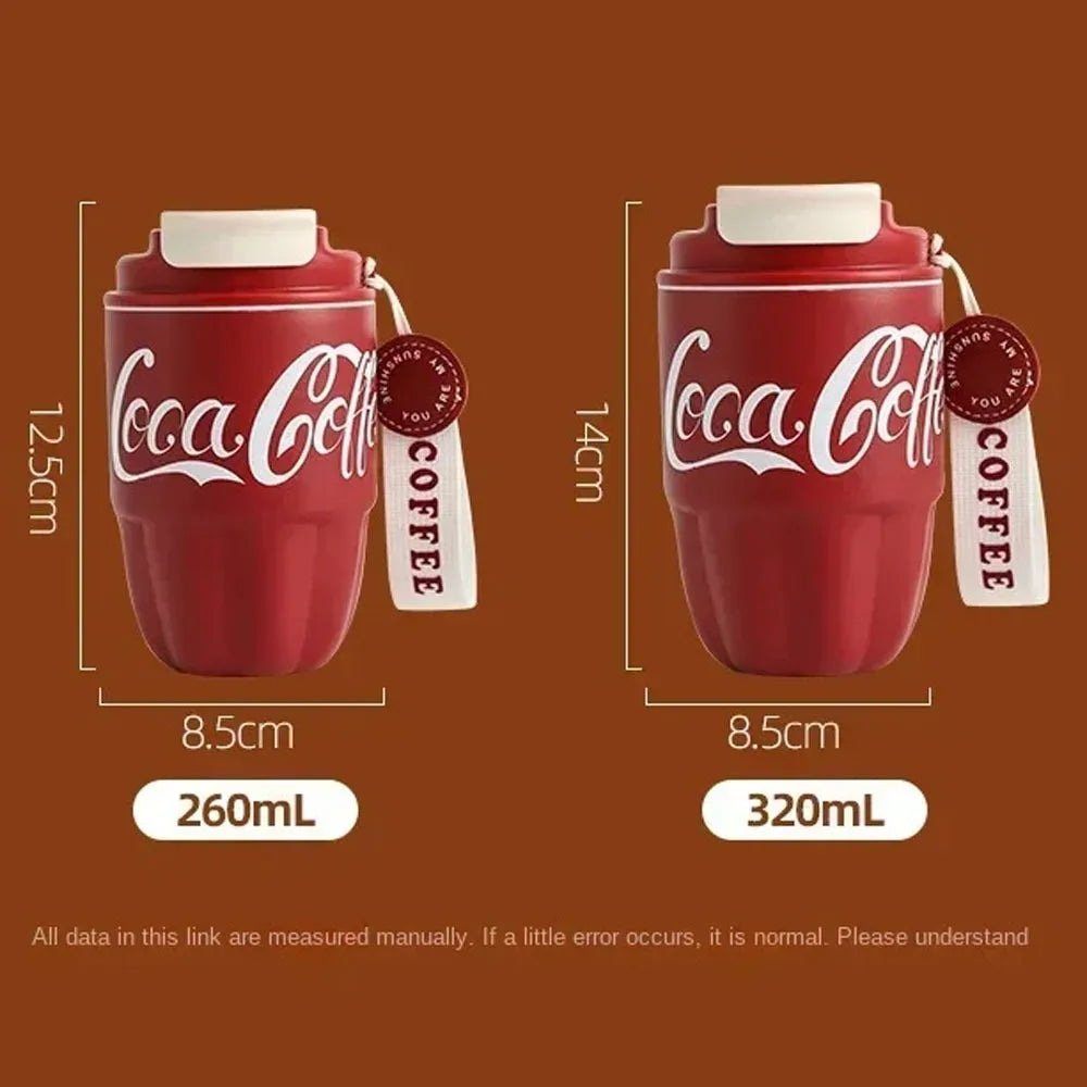 Stainless Steel Insulated Coffee Cup 260/320ml – Double Wall Vacuum Travel Mug Mini Portable Dual Drink Office Tumbler