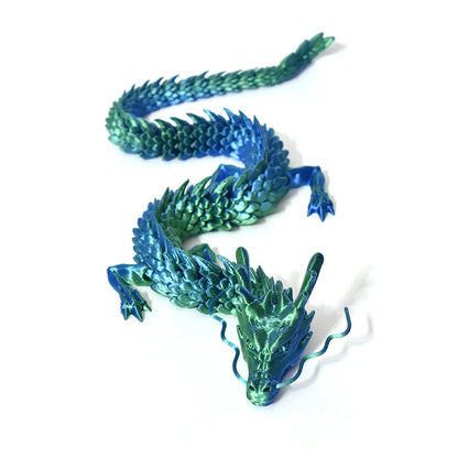 3D Printed Movable Snake Figurine – Realistic Jointed Simulation Ornament for Home & Office, 2025 New Year Craft Gift