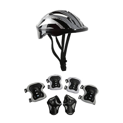 Kids Bike Helmet & Protective Gear Set – Toddler Helmet with Knee, Elbow & Wrist Pads for Cycling, Skateboard, Scooter & Skating