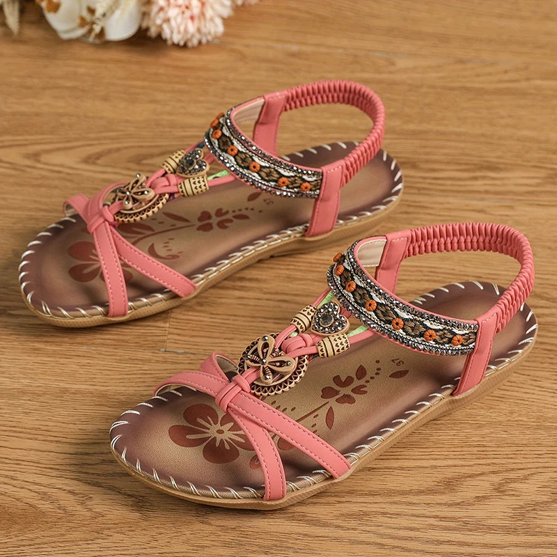 Women’s Summer Casual Sandals - Comfortable Walking Beach Shoes Outdoor Party Footwear for Ladies