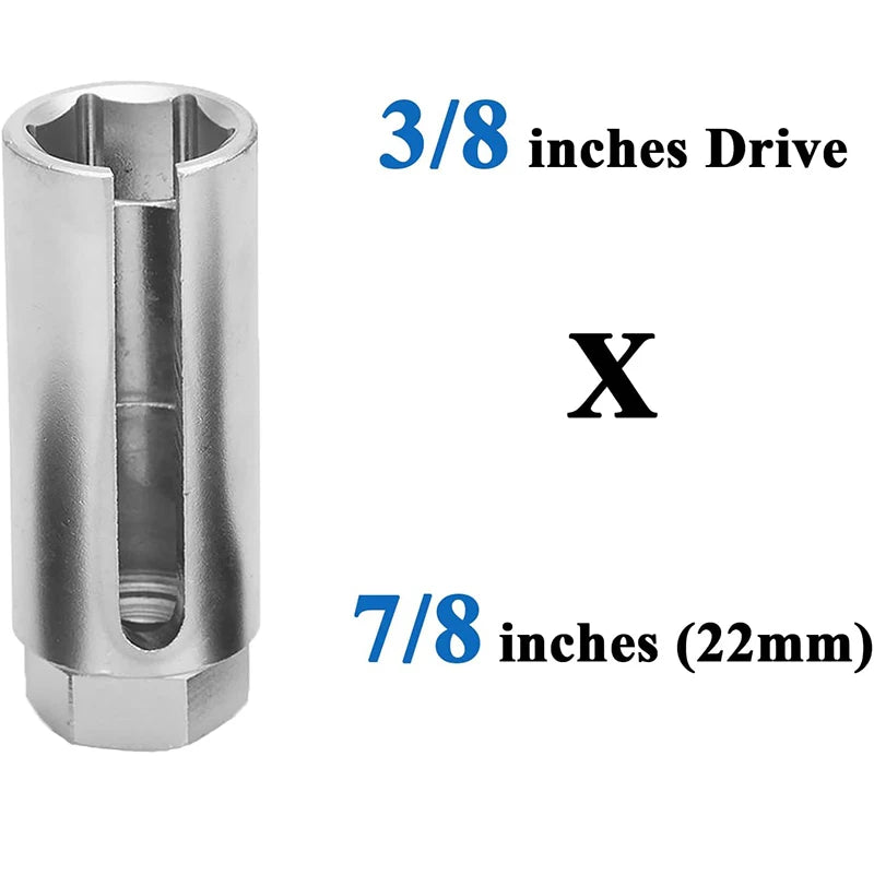 5-Piece Oxygen Sensor Wrench Kit - Automotive O2 Socket Removal & Installation Tool Set