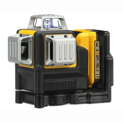 Dewalt DW089LG 12V Laser Level – 3-Sides 360° Vertical & Horizontal Green Line Laser with Lithium Battery for Outdoor Use