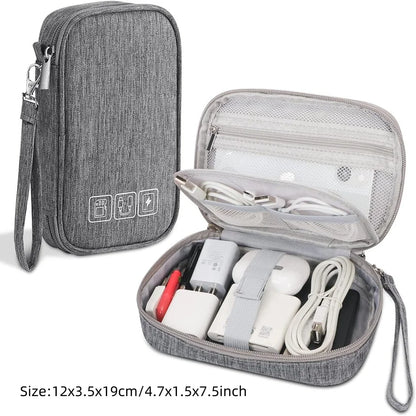 Portable Digital Storage Bag – Waterproof USB Cable Organizer Pouch for Electronics & Accessories