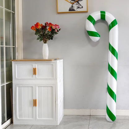 Giant Banana Inflatable Christmas Decoration 2025 – Candy Cane Lollipop Balloon Party Props for Home, Bar & Holiday Atmosphere Decor