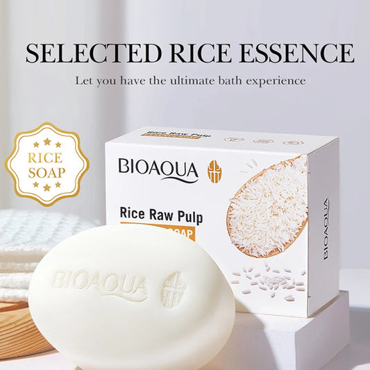 Rice Plasma Handmade Soap - Essential Oil Face & Body Cleanser for Hydrating, Moisturizing & Oil Control