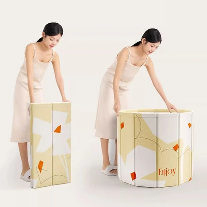 Foldable Portable Bath Tub – Thickened Full-Body Bathtub for Children & Adults, Long-Term Temperature Lock