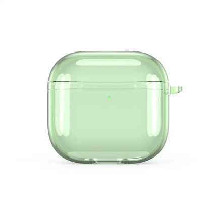 Translucent Protective Sleeve Case for AirPods 4 — Premium Drop-Proof Cover with Carabiner for AirPods 4th Generation