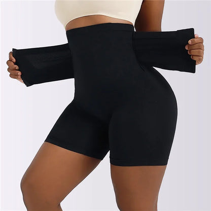 Women's Shapewear Tummy Control Shorts – High-Waisted Body Shaper Fajas with Hook Butt Lifter Slimming Underwear