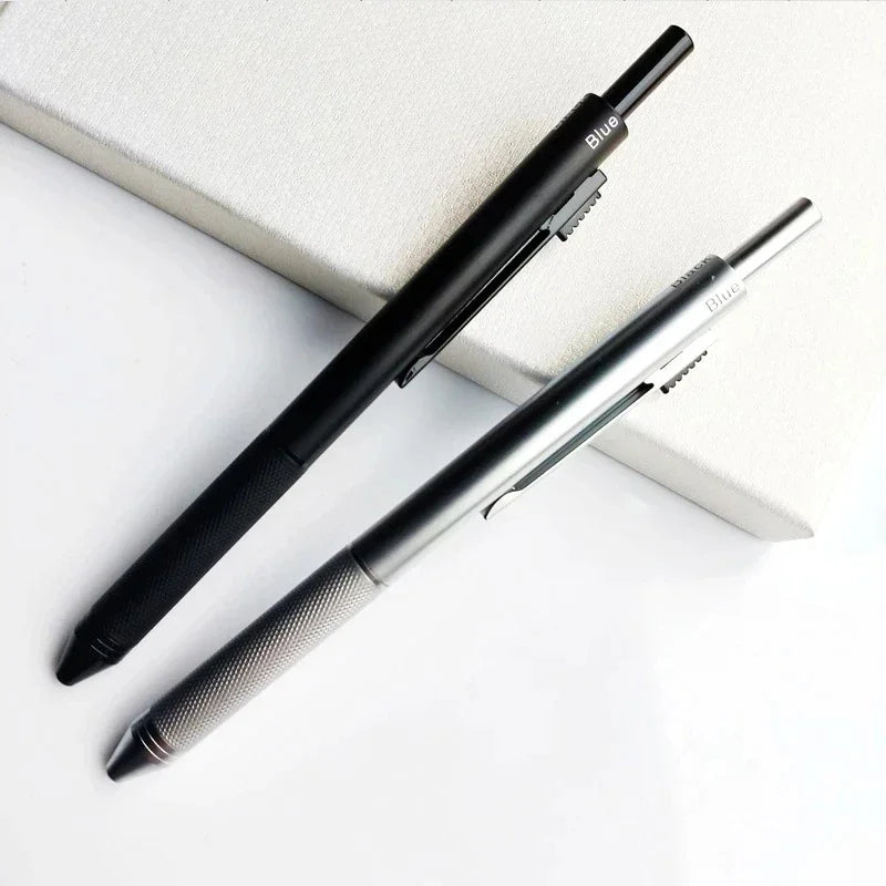 Metal 4-in-1 Multicolor Pen — Gravity Sensor Ballpoint with 3 Colors + 1 Mechanical Pencil, Office and School Stationery Gift