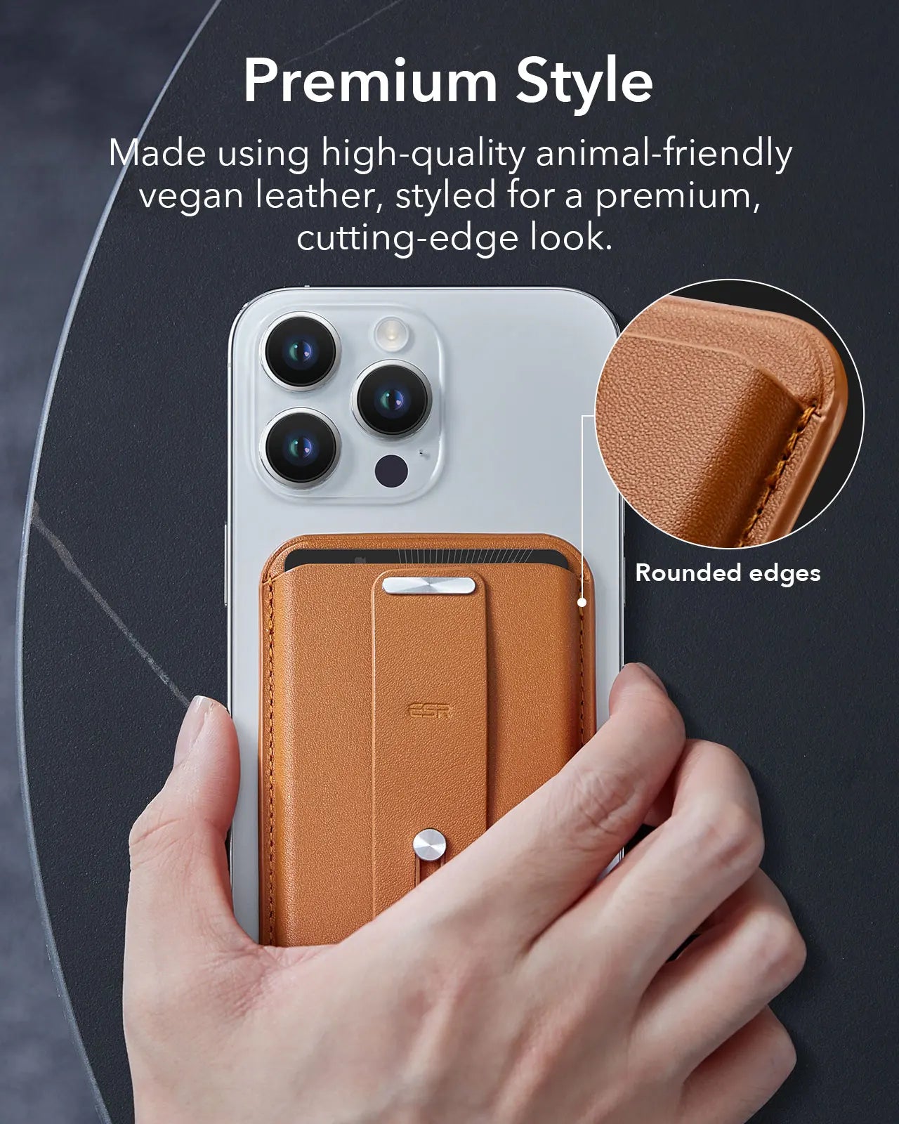 ESR MagSafe Wallet with Find My — Strong Magnetic 5-Card Holder for iPhone 16/15/14/13/12 Series