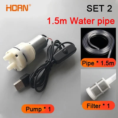 DIY High-Flow Electric Wine Pump – USB Interface Peristaltic Dosing Pump, Miniature Water & Hose Pump