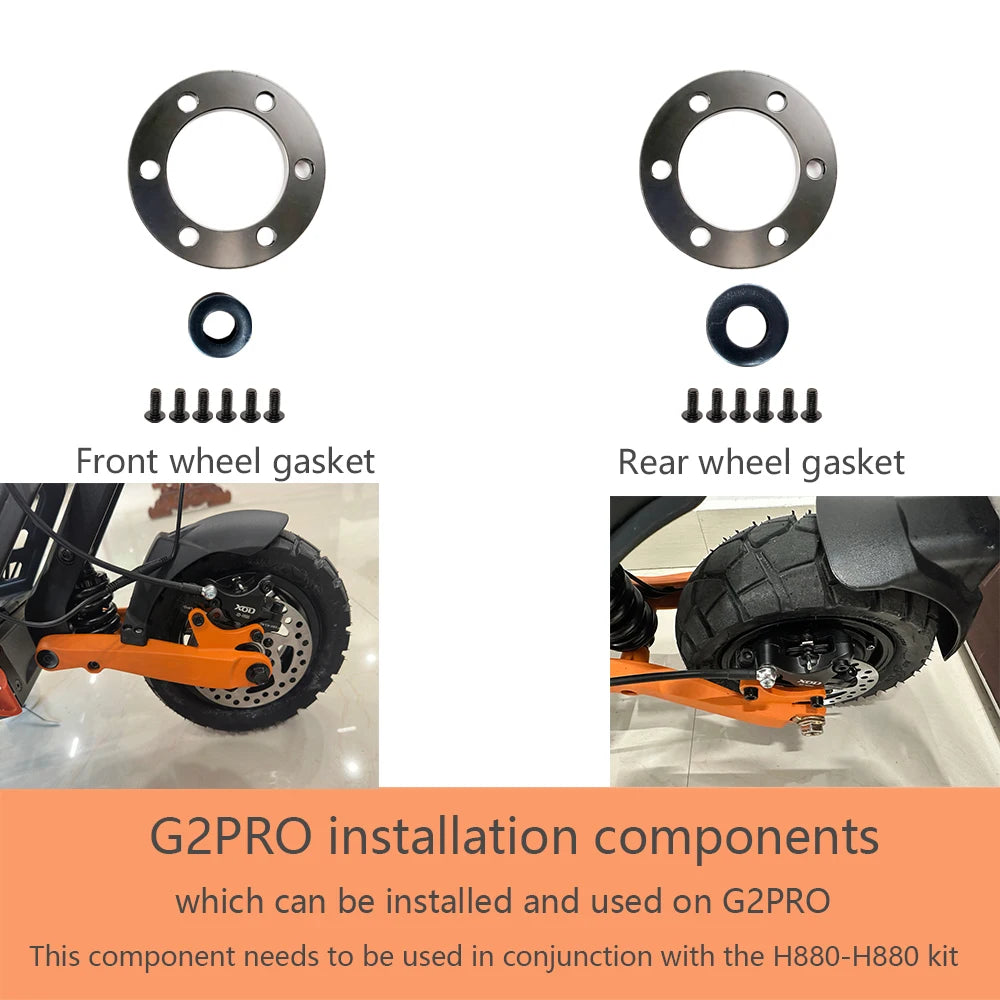 XOD H800/H880 Hydraulic Disc Brake - Hydraulic Oil Brake System for KUKIRIN G2 Master, G2 MAX and G2 Pro Electric Scooters