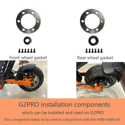 XOD H800/H880 Hydraulic Disc Brake - Hydraulic Oil Brake System for KUKIRIN G2 Master, G2 MAX and G2 Pro Electric Scooters