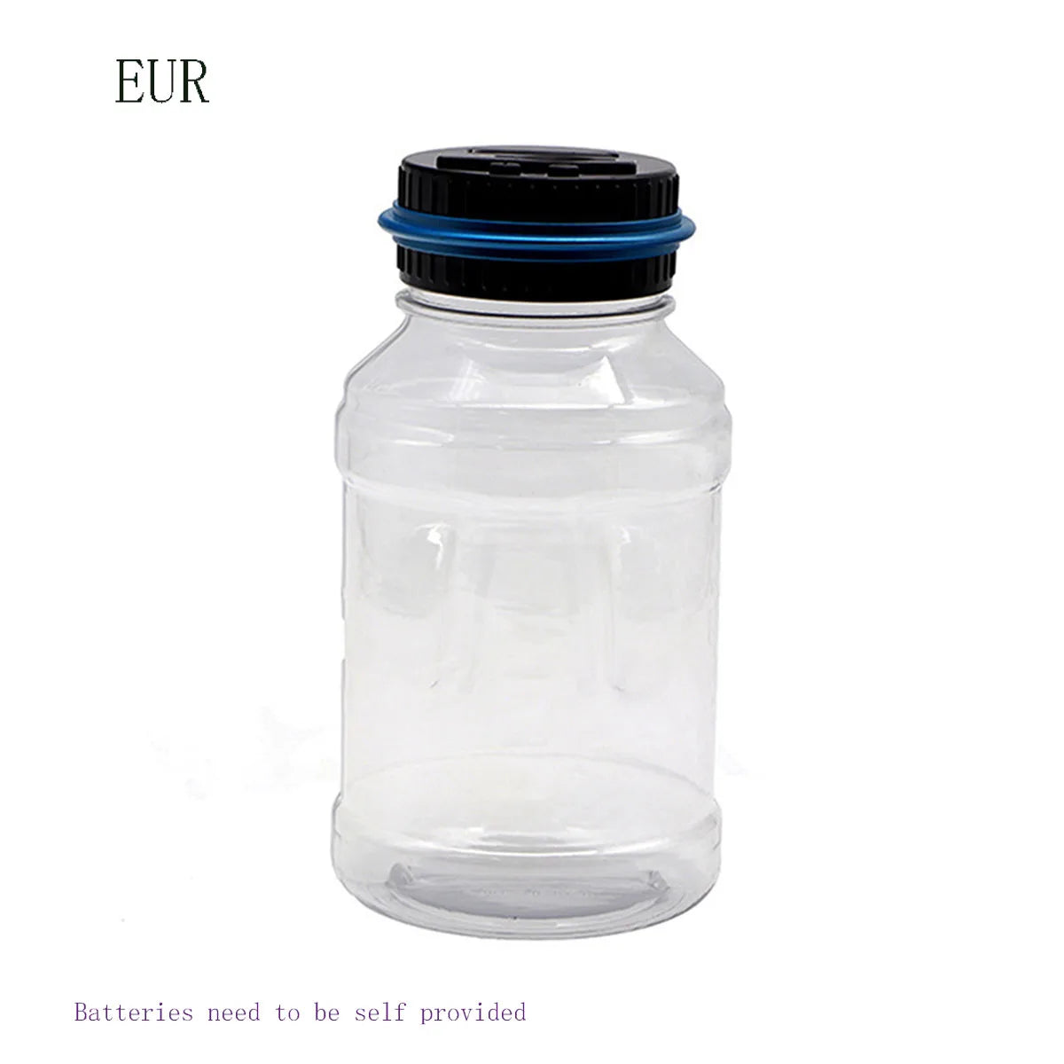 Electronic Piggy Bank with LCD Counter – Digital Coin Counting Money Jar for USD & Euro, Savings Gift Box