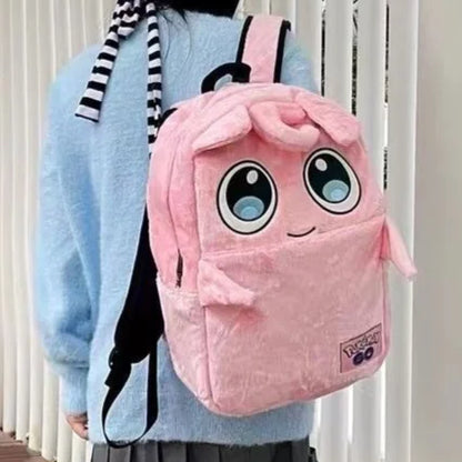 MINISO Switch Pokémon Cappy Beast Plush Backpack — Large Capacity Couple Bag, Anime Toy Storage & Gift Accessory