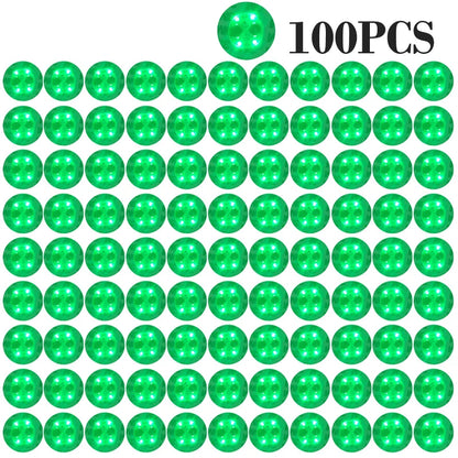 100-Pack LED Tableware Mats & Luminous Cup Stickers — Colorful Flashing Bottle Coasters for Bar, Stall, and Party Lighting