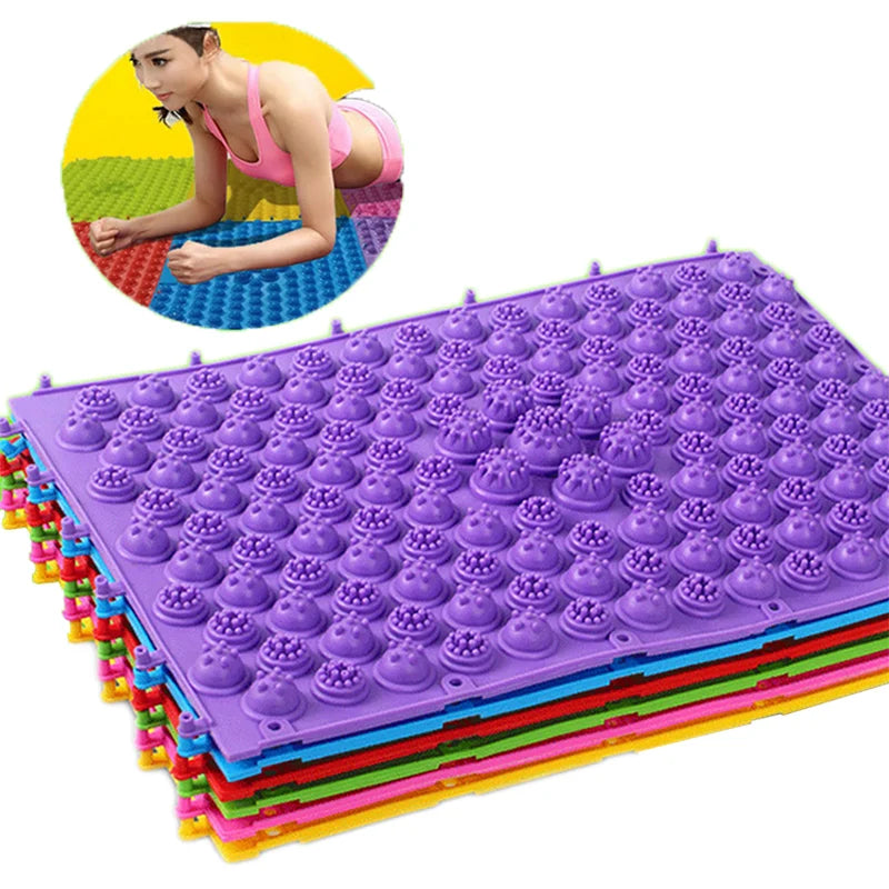 Reflexology Foot Massage Pad - Acupressure Mat for Toe Pressure, Blood Circulation, Pain, and Stress Relief