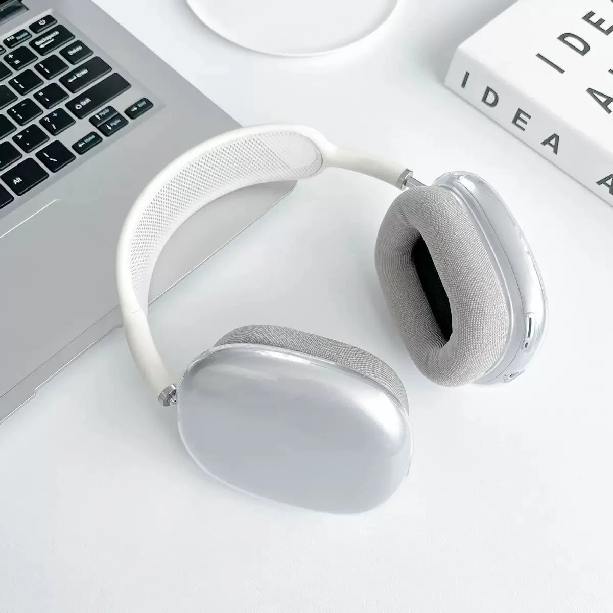 Transparent TPU Case for Apple AirPods Max - Soft Anti-Scratch Protective Cover for Over-Ear Headphones