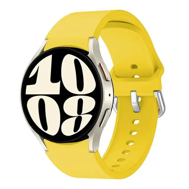 Samsung Galaxy Watch Silicone Sport Band - Replacement Strap for Galaxy Watch 4, 5, 6, 7, 5 Pro and Classic 40mm, 44mm, 45mm