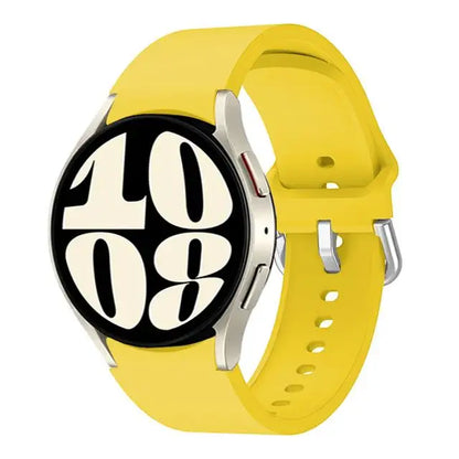 Samsung Galaxy Watch Silicone Sport Band - Replacement Strap for Galaxy Watch 4, 5, 6, 7, 5 Pro and Classic 40mm, 44mm, 45mm