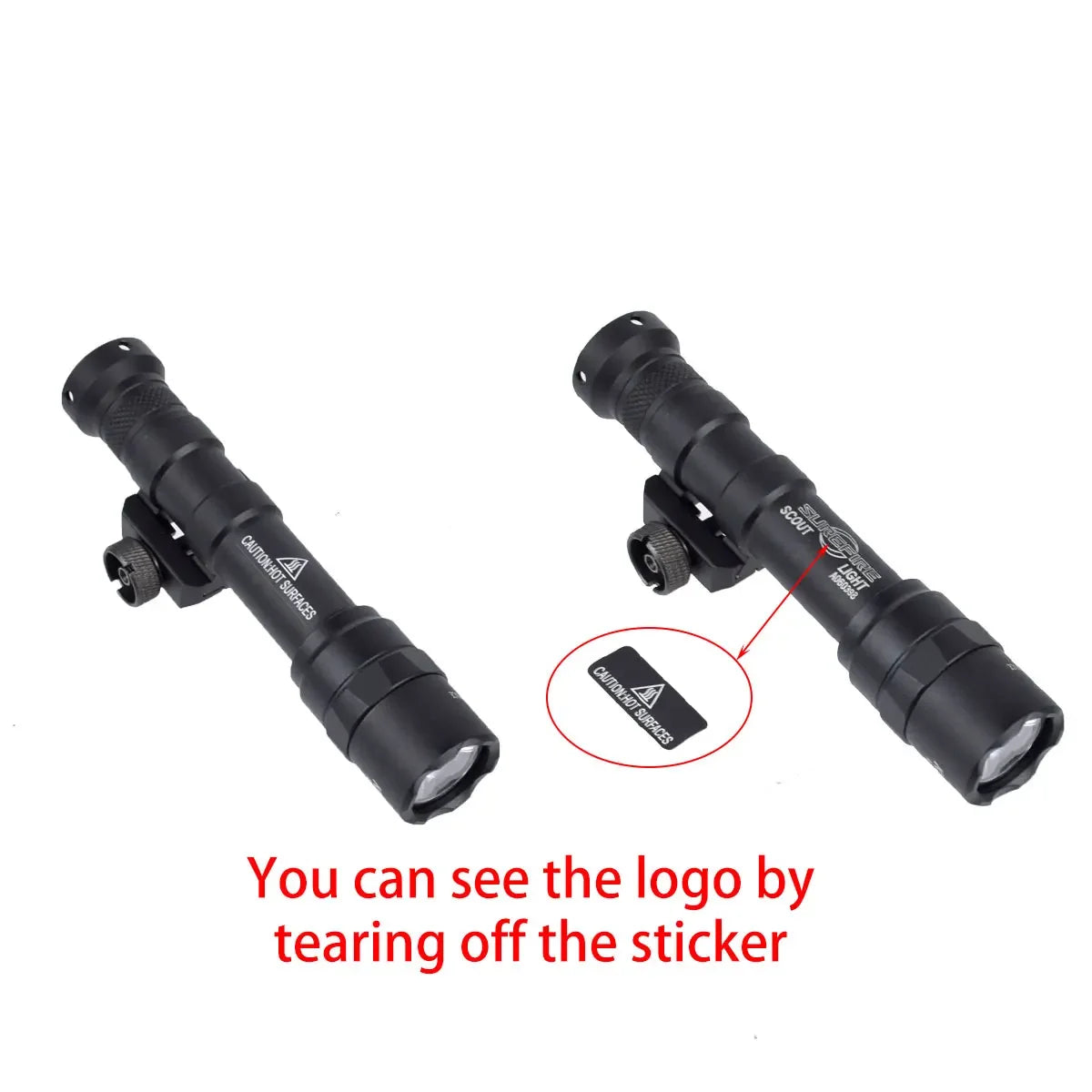 SureFire M600C/M600/M300/X300 Tactical Scout Light — Rifle Flashlight with Momentary Pressure Switch, US Warehouse
