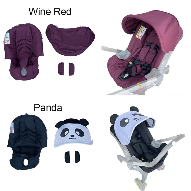 COLU KID® Stroller Accessories — Seat Cushion, Change Kit & Sunshade for Doona FooFoo Car Seat Strollers