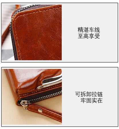 Lonny 4-Inch Zip-Up Card Holder – Women’s Buckle Coin Purse Clutch, Cross-Border Supply