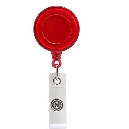 10pcs Retractable Badge Reels – Lanyard ID Holders for Office, School & Events