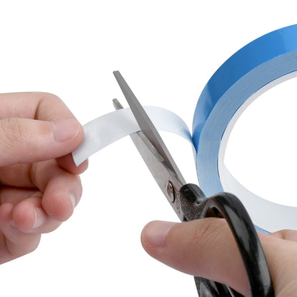 Double-Sided Thermal Conductive Tape 5m/10m – Blue Heat Transfer Adhesive for CPU, GPU & Heatsink Cooling (8–30mm Width)