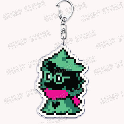 Deltarune & Undertale Keychains – Ralsei, Kris, Susie & Spamton Fan Gaming Accessories