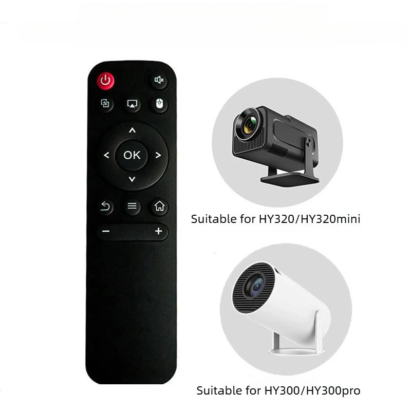 Universal Remote Control for HY300 Projector - Compatible with HY300 Pro, HY320 Mini and Portable Projectors
