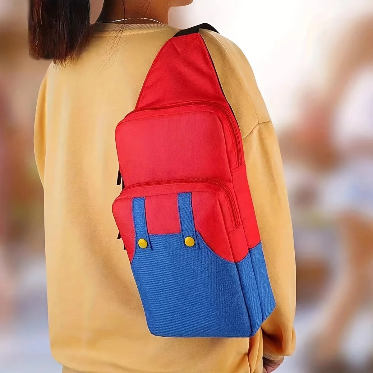 Cute Waterproof Travel Bag for Nintendo Switch/Lite/OLED & Steam Deck – Crossbody Shoulder Chest Console Accessory Bag